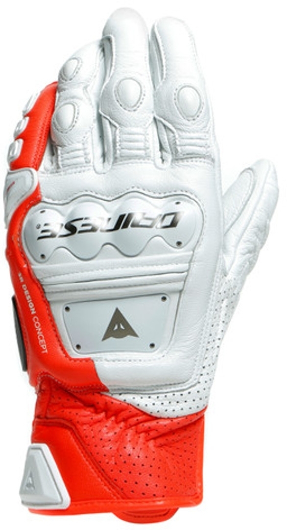 Dainese 4 Stroke 2 Motorcycle Gloves white/red M Figure 1