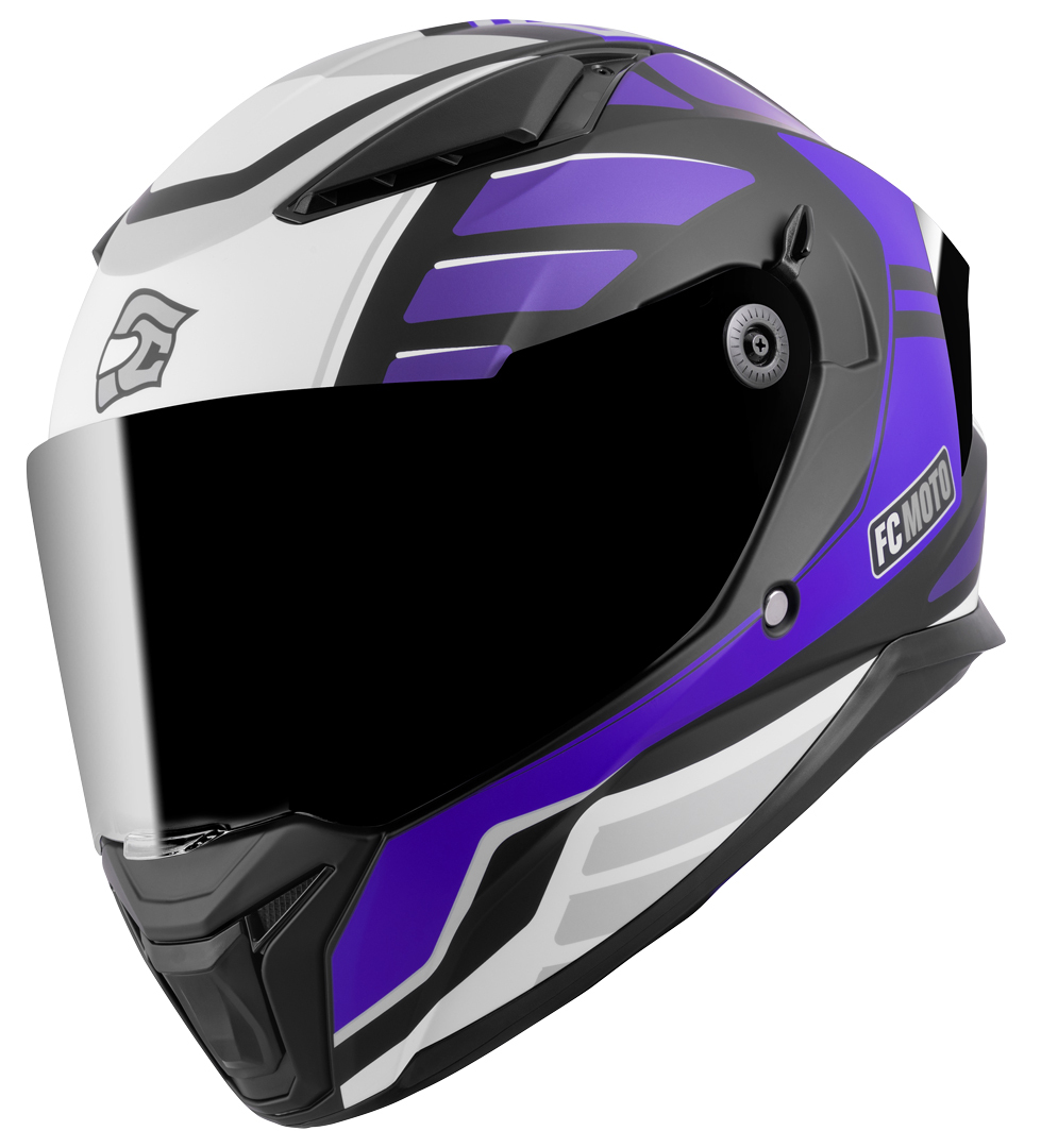 FC-Moto FF130SV Cavion Cască Negru mat/mov XS Figura 1