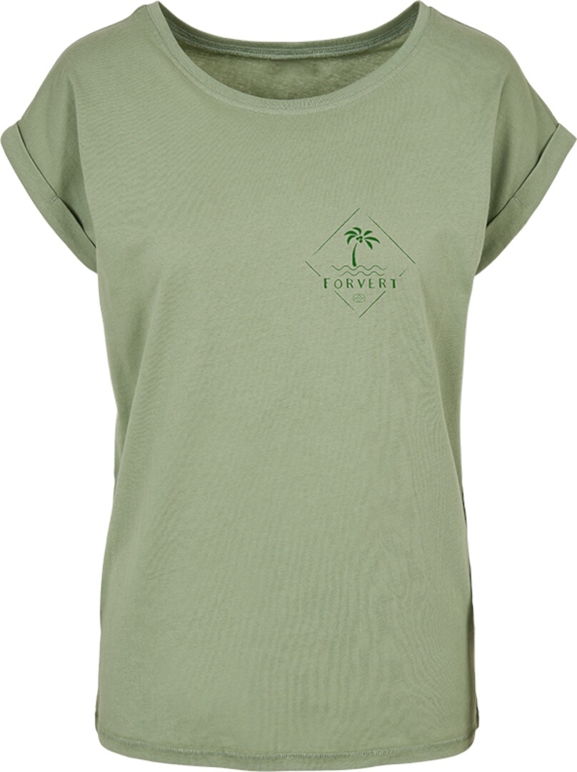 Brandit Forvert Mojave Tricou pentru femei verde XS Figura 1