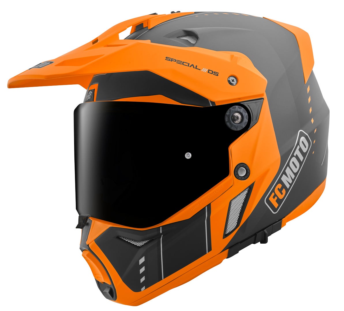 FC-Moto Merkur Pro Air Enduro hjelm sort/orange XL Figur 2