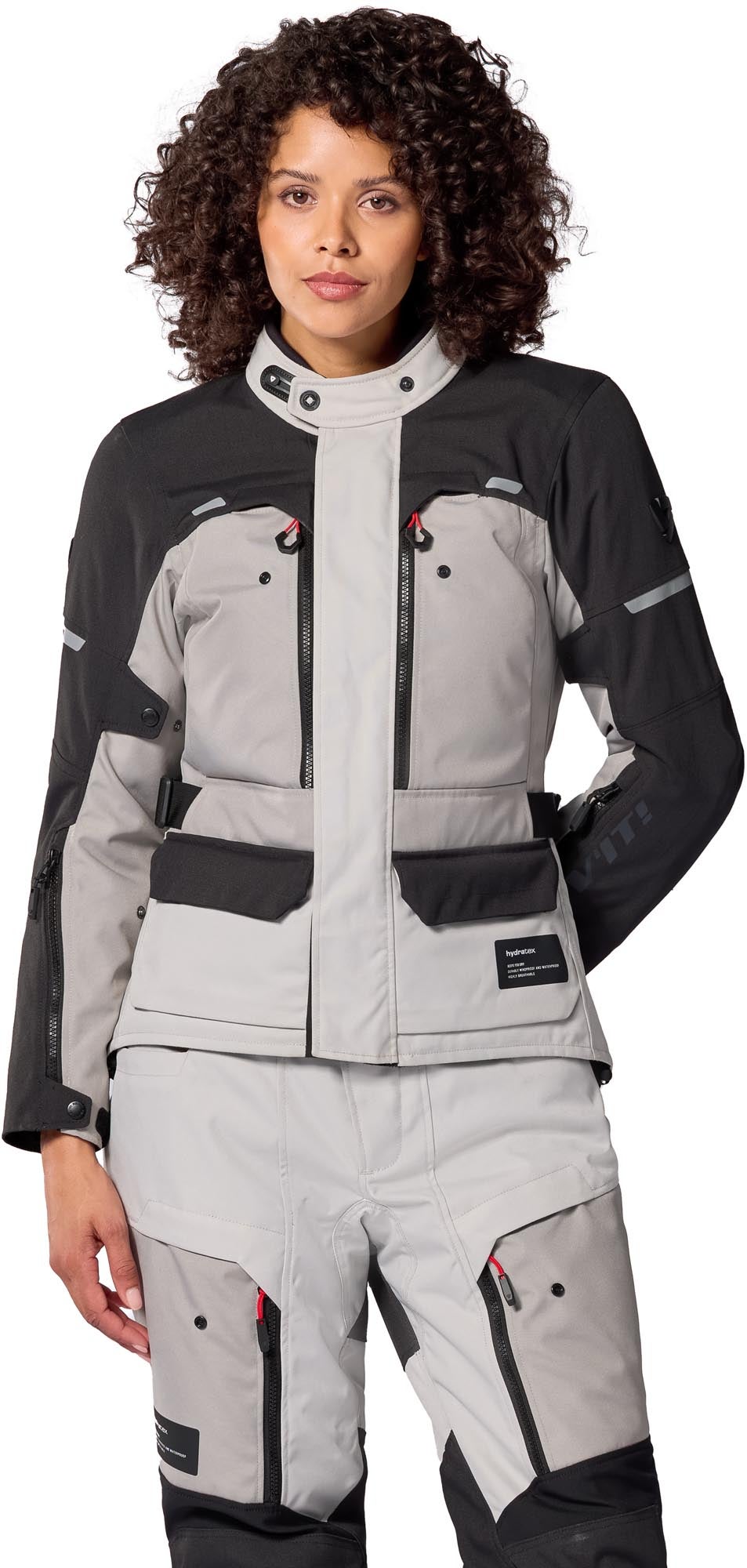 Revit Outback 5 H2O waterproof Ladies Motorcycle Textile Jacket silver/black 44 Figure 3