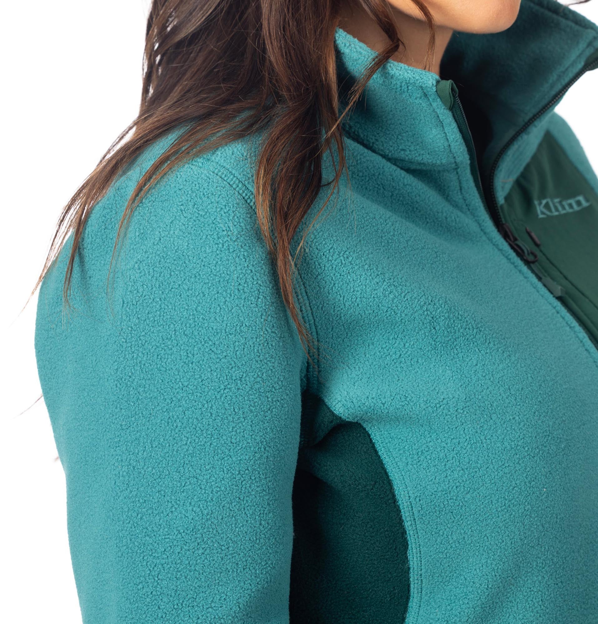 Klim Darby Canyon Veste polaire pour dames vert/turquoise 2XL Figure 6