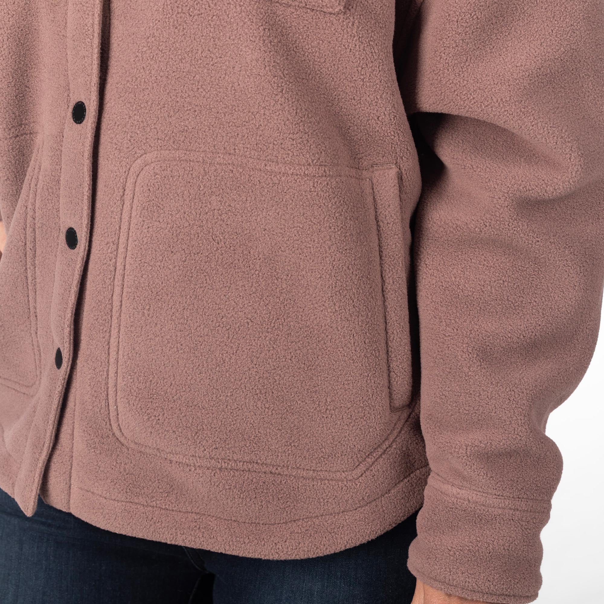 Klim Darby Canyon Dames fleece overhemdjas paars L Figuur 6