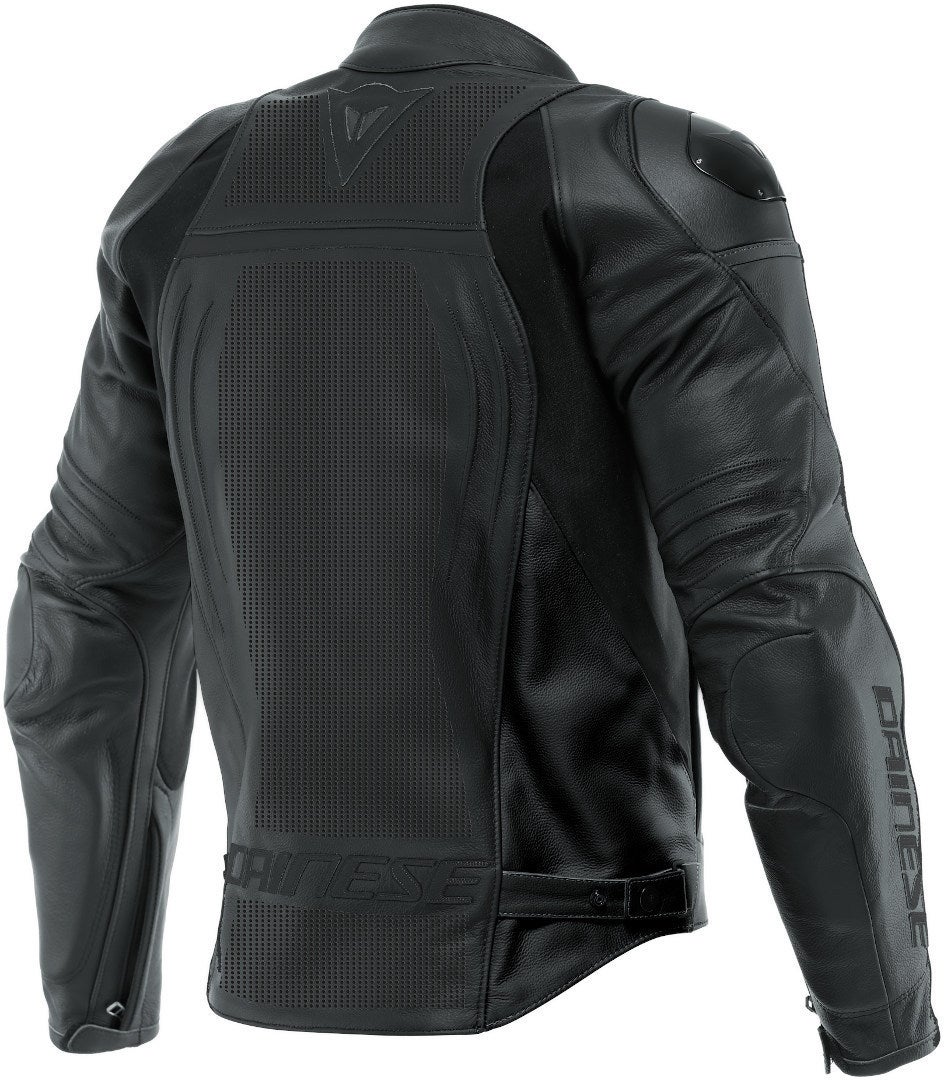 Dainese Racing 4 Perforierte Motorrad Lederjacke schwarz 46 Abbildung 2