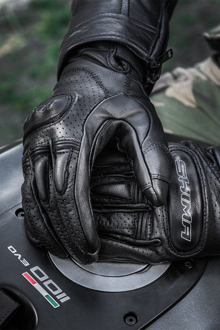 SHIMA Caliber Dames Motorhandschoenen Zwart S Figuur 4