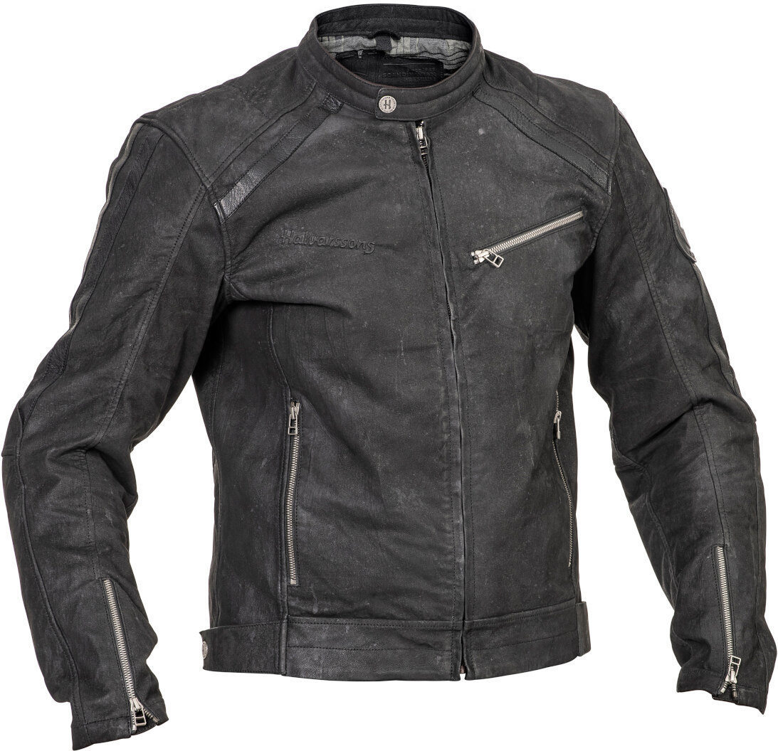 Halvarssons Sandtorp Motorcycle Leather Jacket black 52 Figure 1