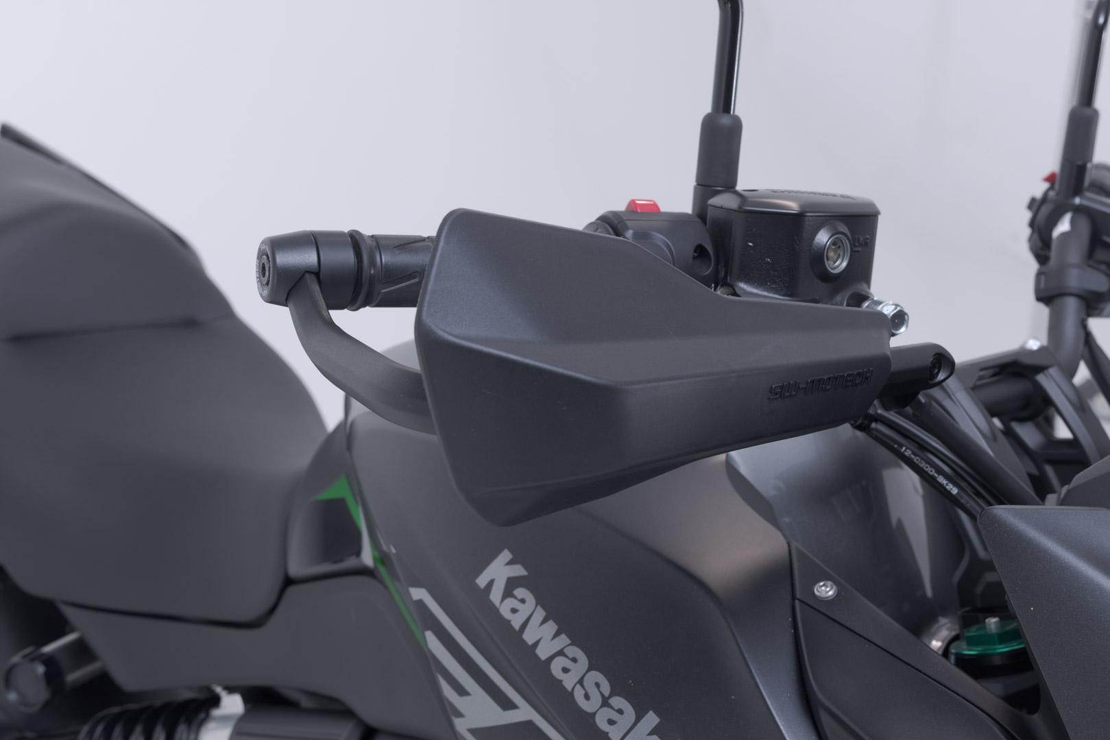 Kit SW-Motech Sport de protecție de mână - Negru. Kawasaki Versys 650 (07-21). Figura 4