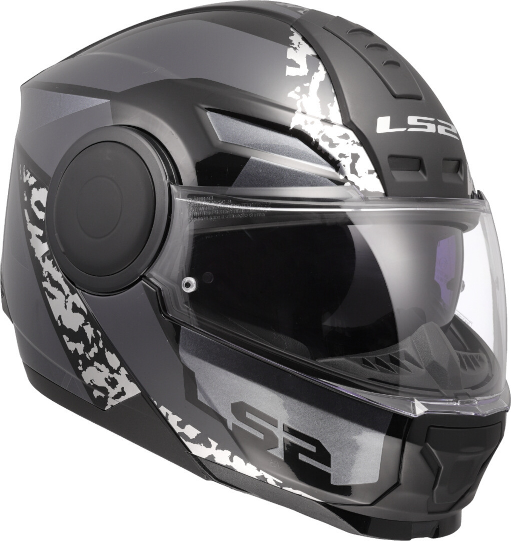 LS2 FF902 Scope II Oxyd Hjelm Sort/Titanium M (57/58) Figur 7