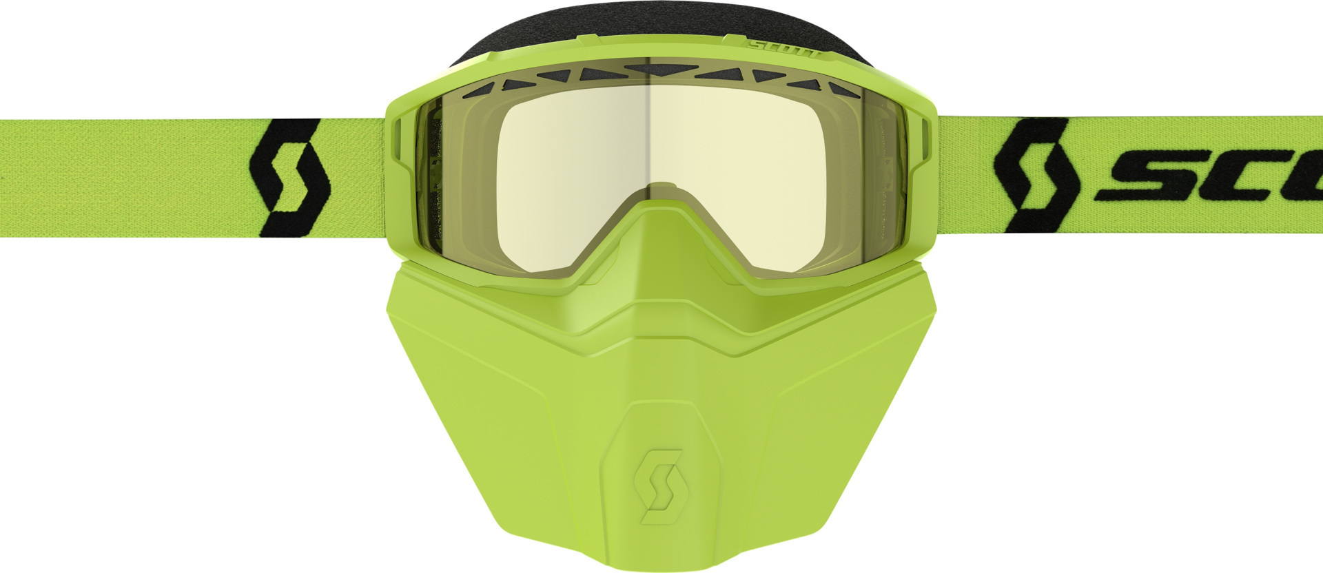Scott Primal Safari Facemask Ochelari de zăpadă galben/negru Figura 3