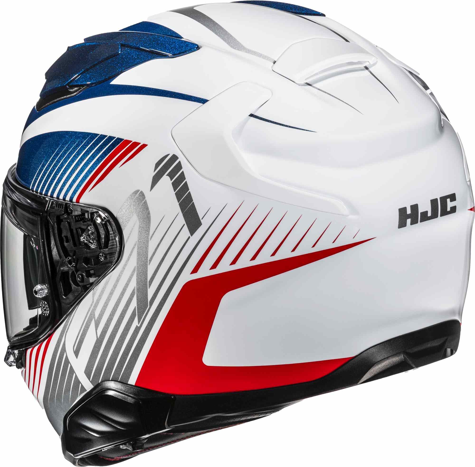 HJC F71 Catos Helm wit/blauw/rood XXL (62/63) Figuur 3