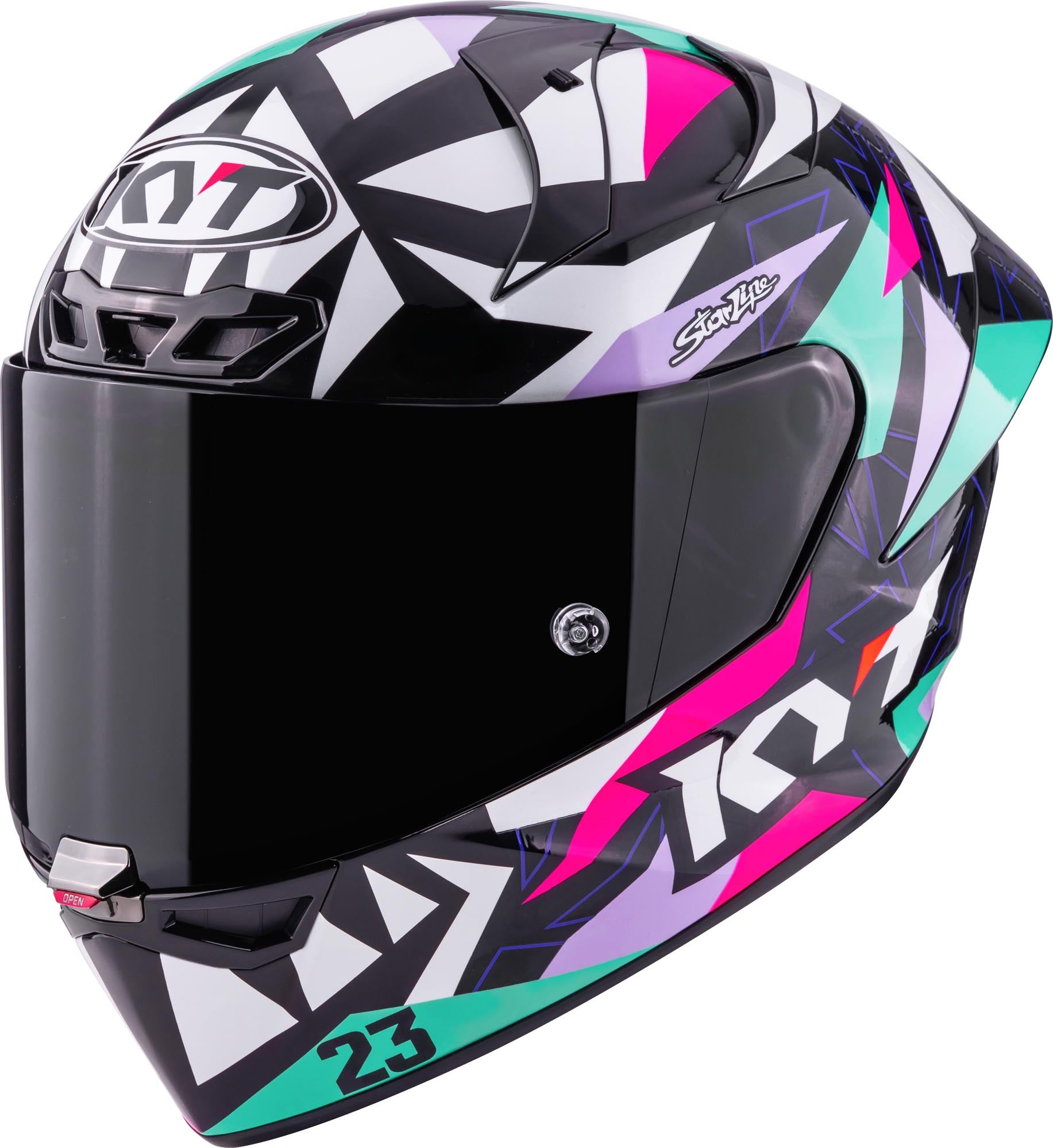 KYT KX-1 Race GP Bastianni Replica 2025 Capacete Artigo principal Figura 1