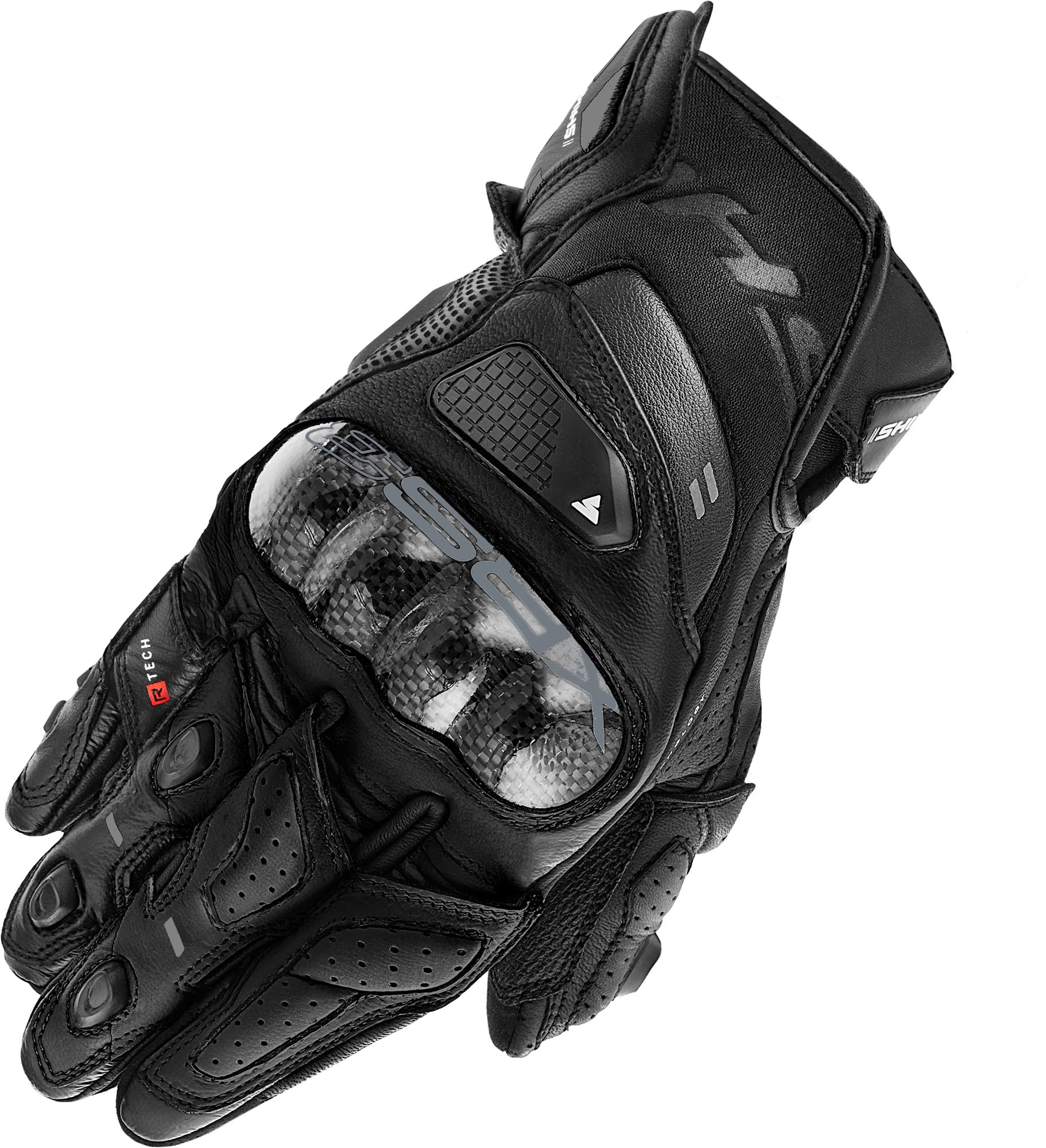 SHIMA XRS-3 Motorcykelhandsker Sort M Figur 2