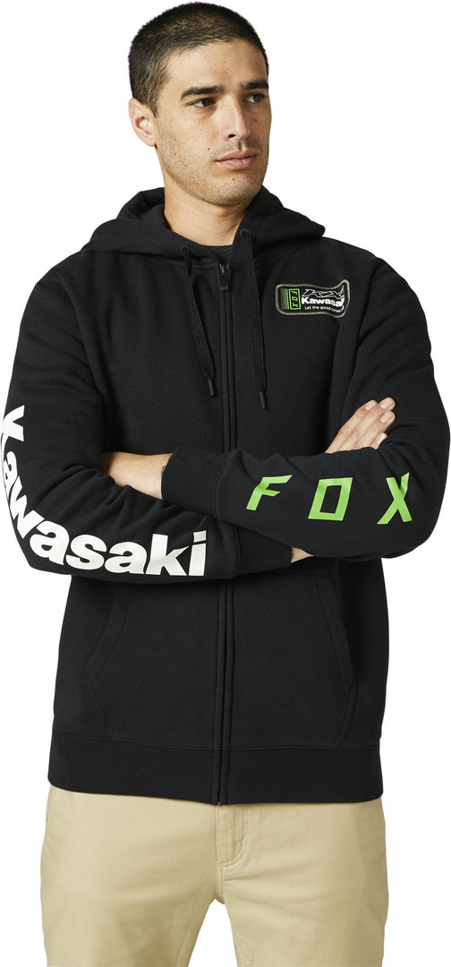 FOX Kawi Zip Capuche noir M Figure 1
