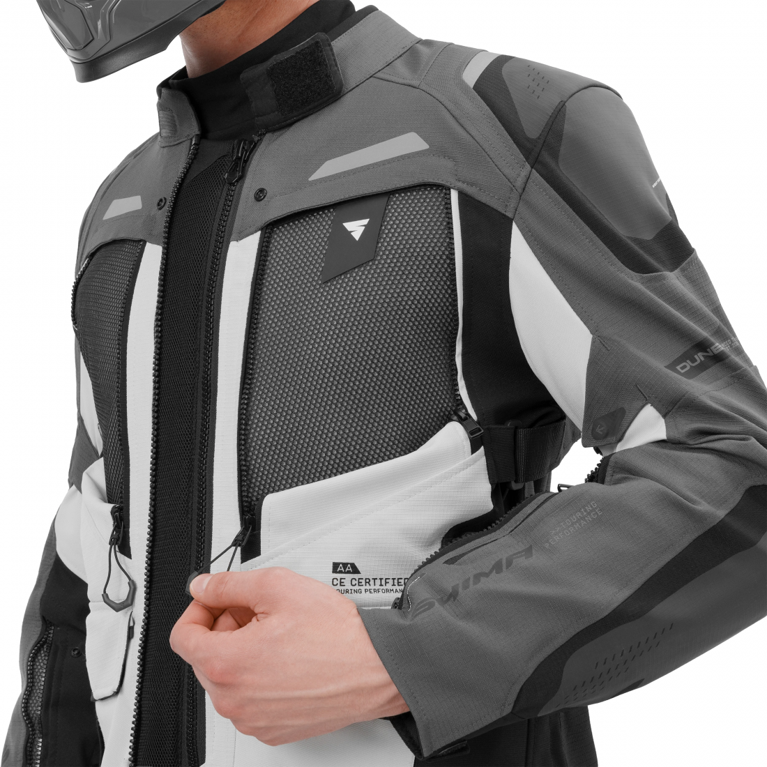 SHIMA Dune 2.0 Motorcycle Textile Jacket grey L Figure 16