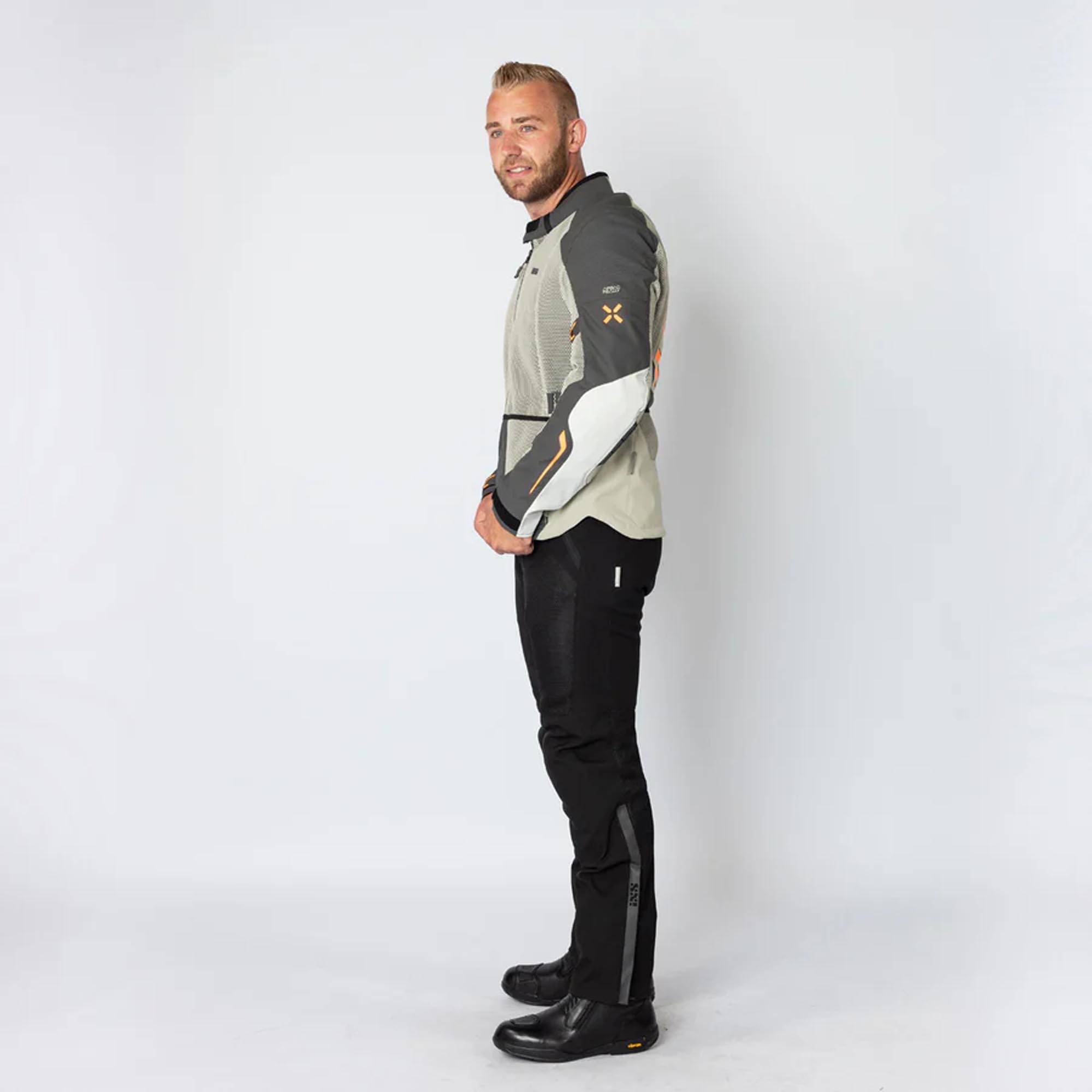 IXS Tourster-Big Air 1.0 Mesh Motorcycle Textile Jacket grey/beige 5XL Figure 4
