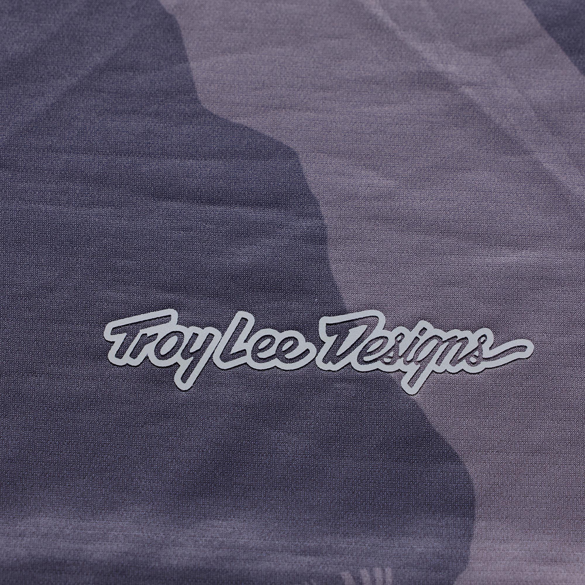 Side view of Troy Lee Designs Skyline Pro Flow Camo Short Sleeve Bicycle Jersey