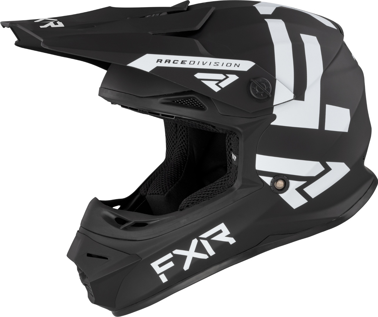 FXR Legion MX Gear Cască de motocross pentru tineret alb/negru Y/M (50/51) Figura 3