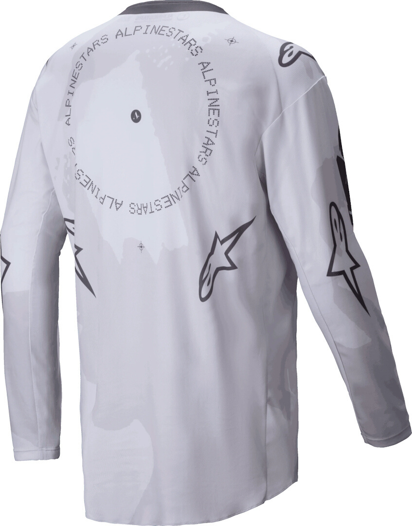 Alpinestars Racer Hollow Tricou de motocross gri deschis/gri închis M Figura 3