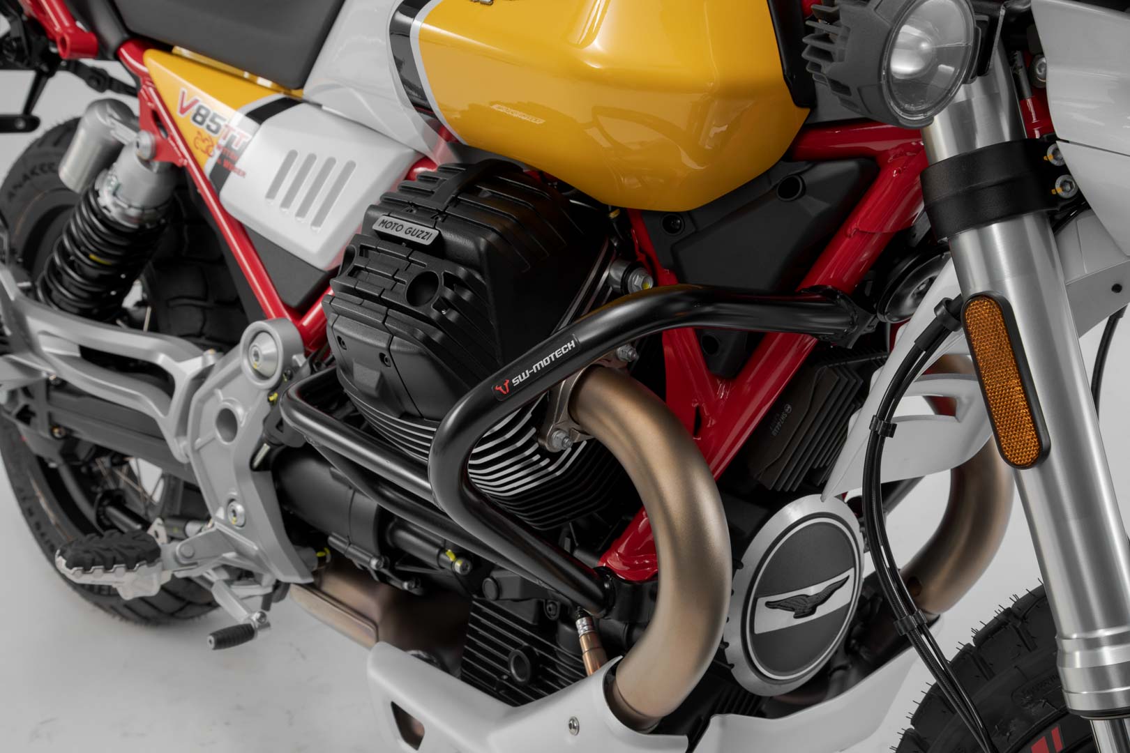 SW-Motech Crash bar - Negru. Moto Guzzi V85 TT/Travel/Strada (19-). Figura 1