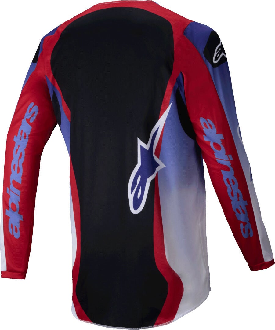 Alpinestars Fluid Wurx Motocross Jersey lila/rot S Abbildung 2