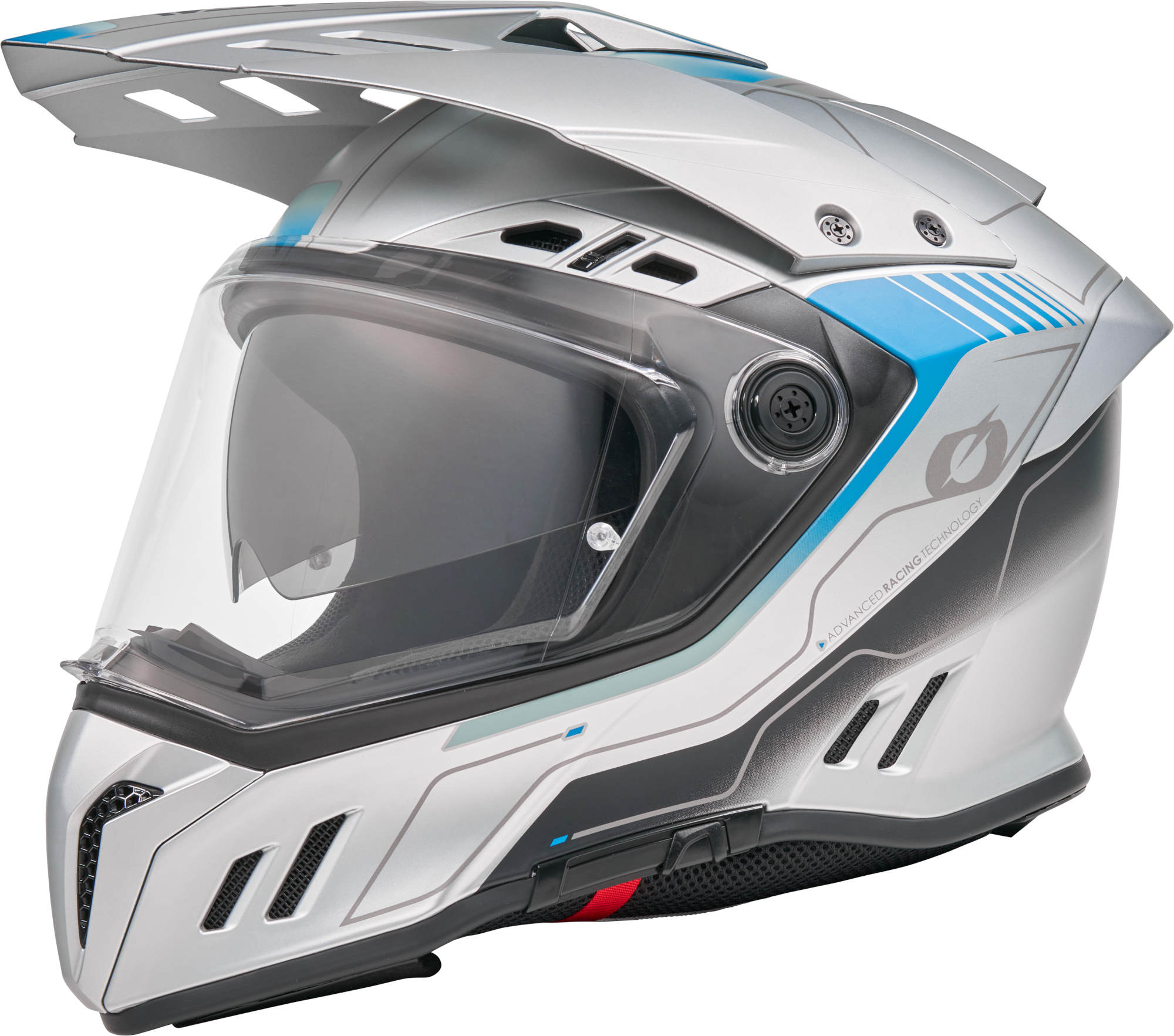 Oneal Men's Grey/Blue Sierra Rs Echo Enduro Helmet