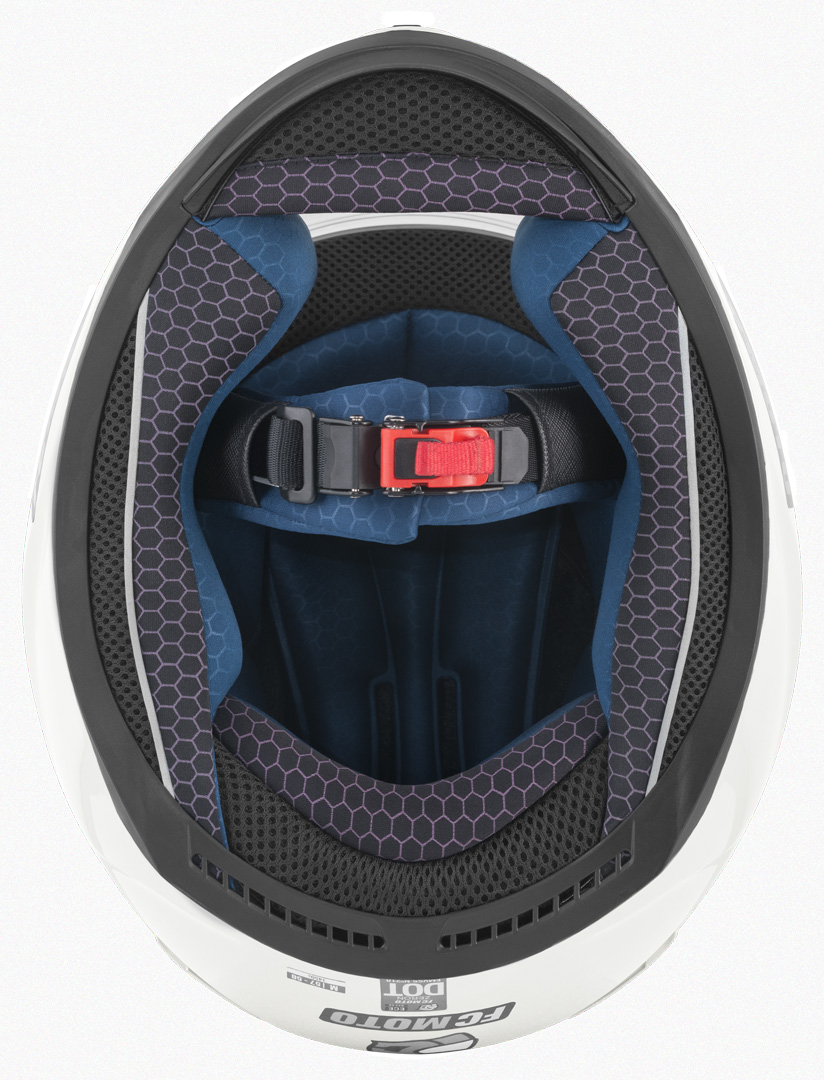 FC-Moto FF114B Hjälm Vit M Figur 7