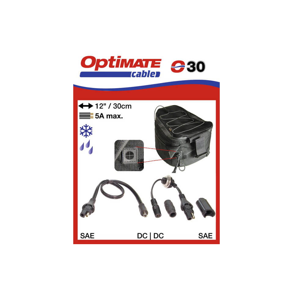OPTIMATE Stromeingang für Tankrucksack/Hardcase Figura 1