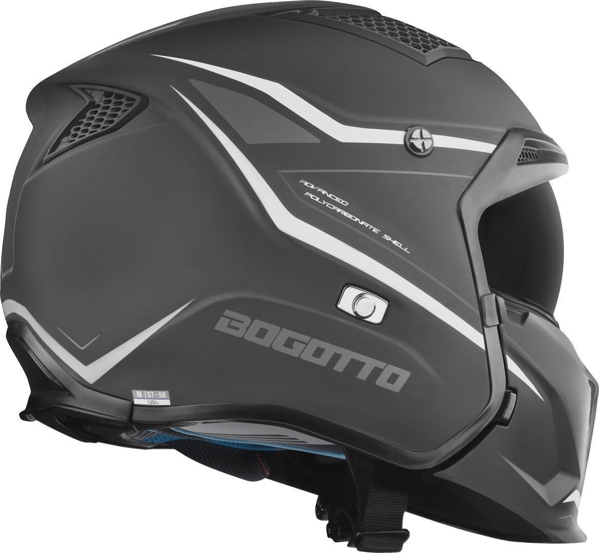 Side view of Bogotto Radic WN-ST 22.06 Helmet