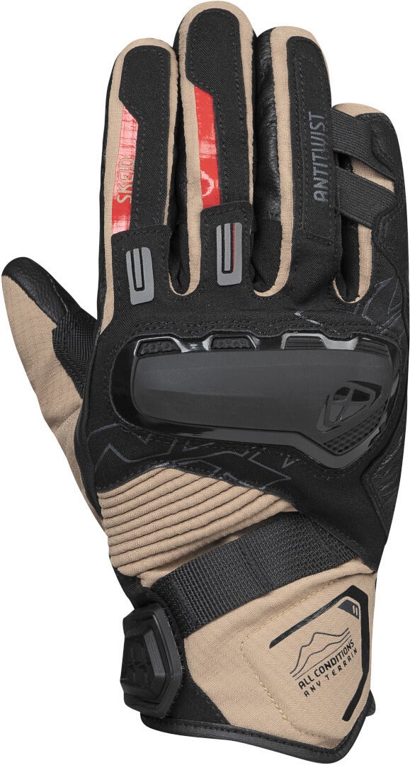 Ixon MS Skeid Motorradhandschuhe schwarz/sand L Abbildung 1