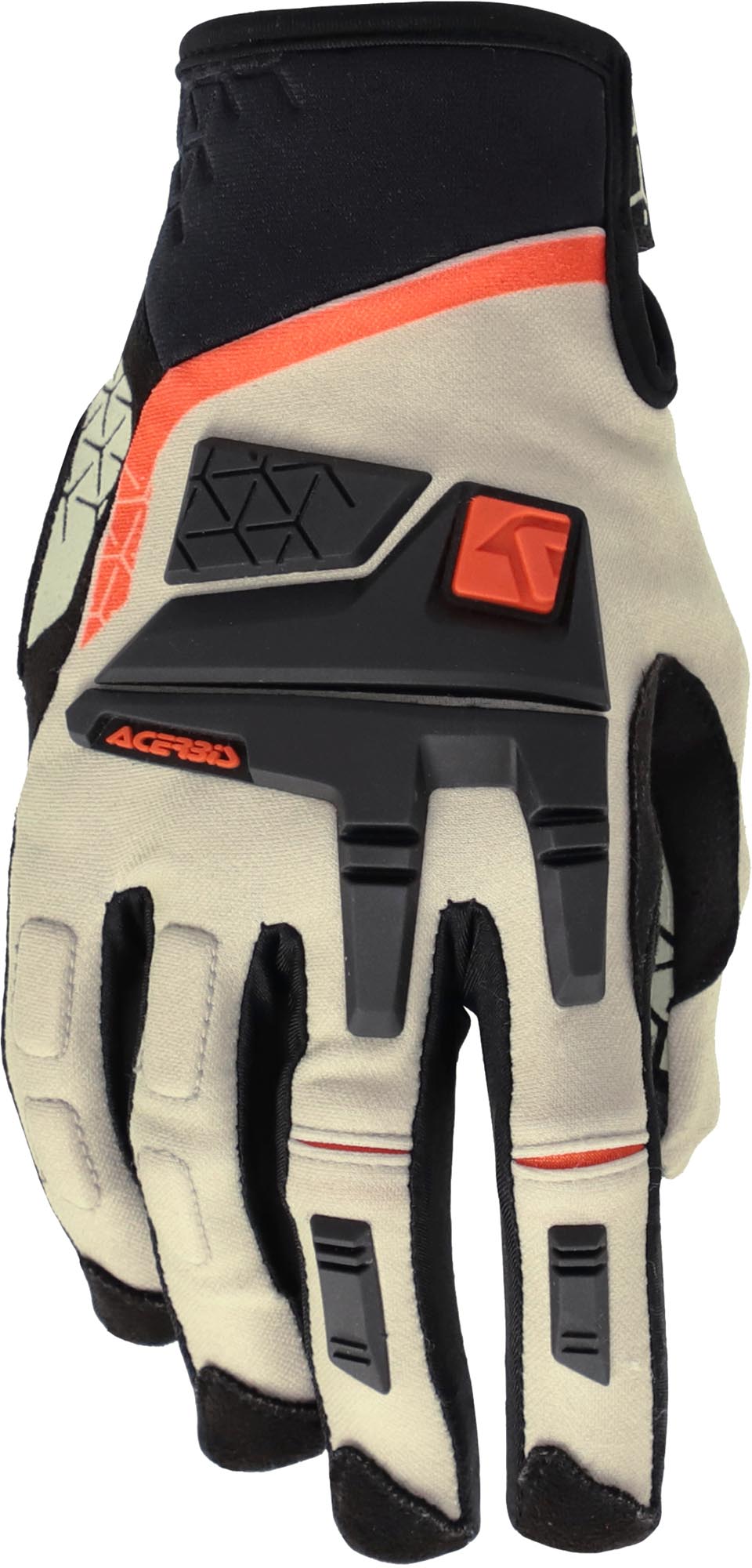 Acerbis X-Enduro Motorcykel handsker Beige/sort 3XL Figur 5