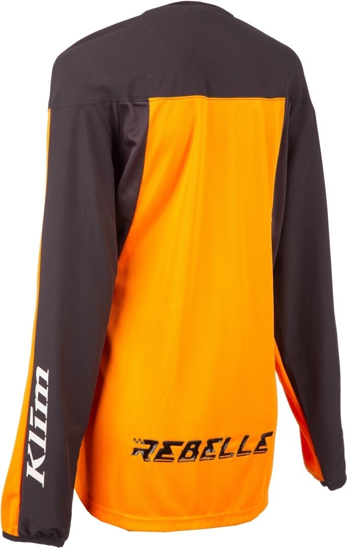 Klim Rebelle Dame Motocross trøje orange/sort XXL Figur 2