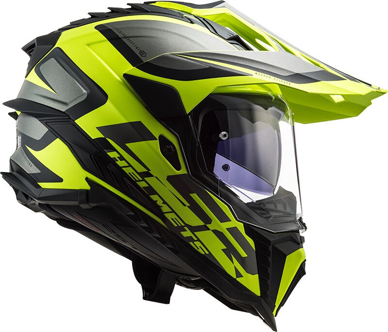 Side view of LS2 MX701 Explorer Alter Matt Motocross Helmet
