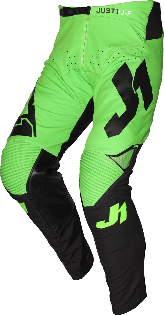 Just1 J-Flex Aria Motocross bukser sort/grøn 46 Figur 1
