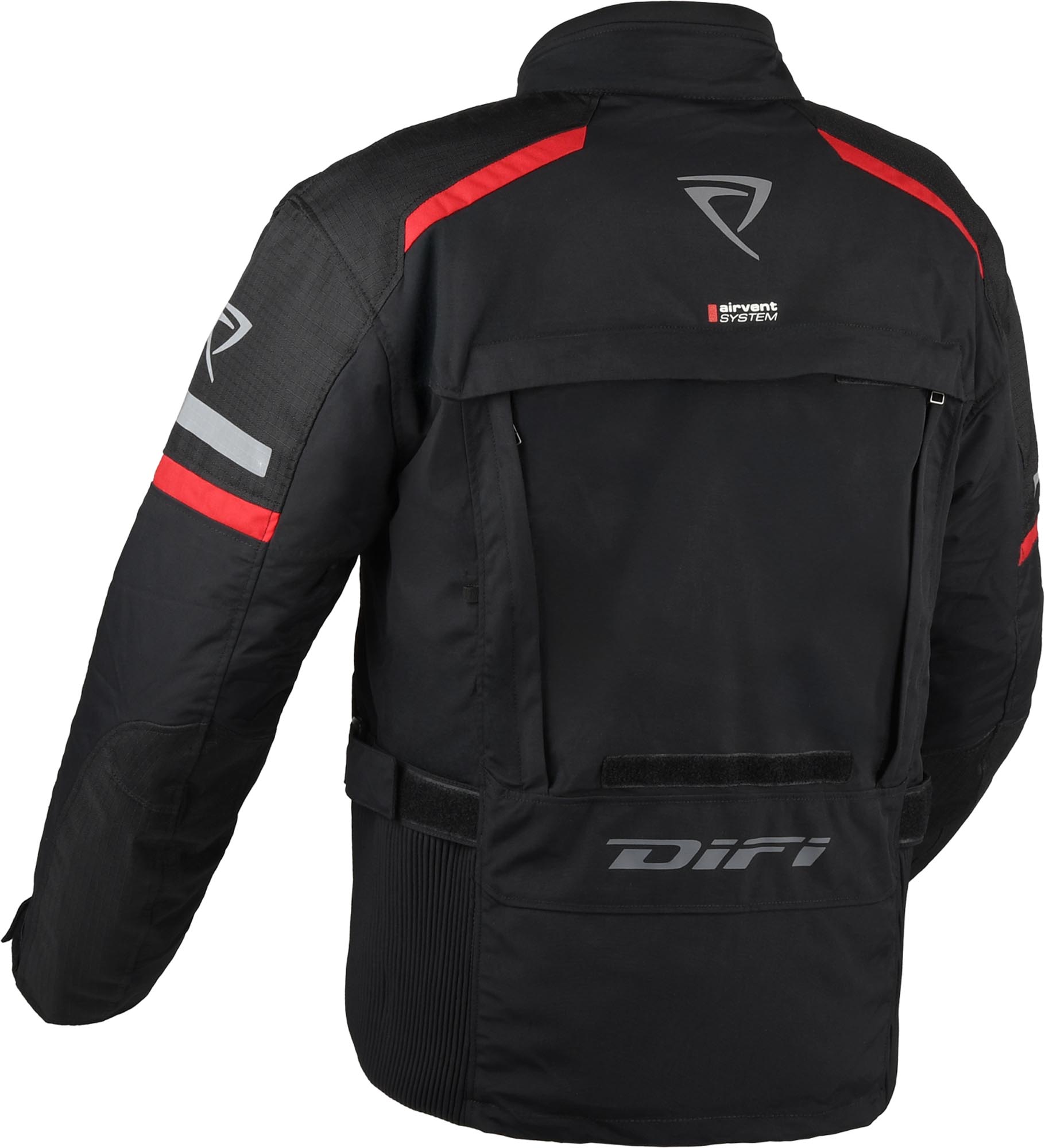 DIFI Blaze Aerotex waterproof Motorcycle Textile Jacket black/red XL Figure 2