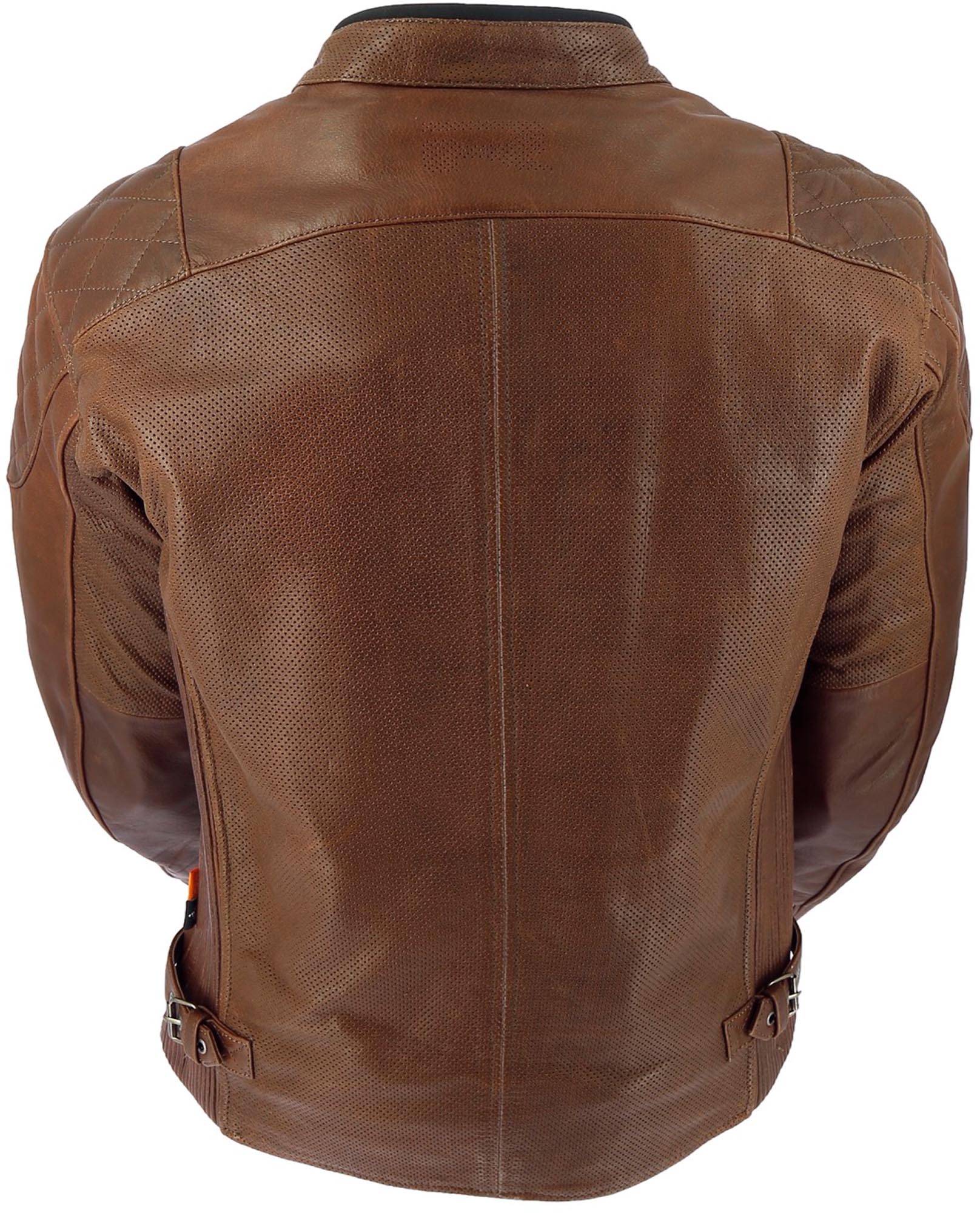 Richa Yorktown 2025 perforierte Motorrad Lederjacke 58 Abbildung 3