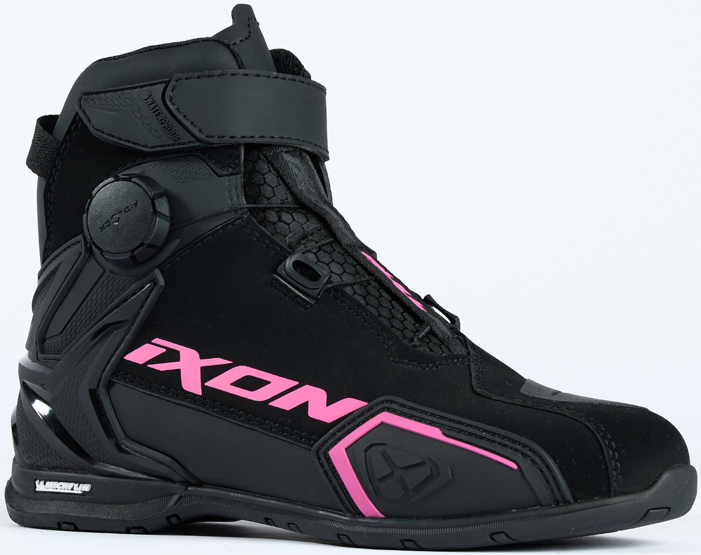 Ixon Bull 2 Pantofi impermeabili pentru motociclete pentru doamne Negru/roz 37 Figura 2