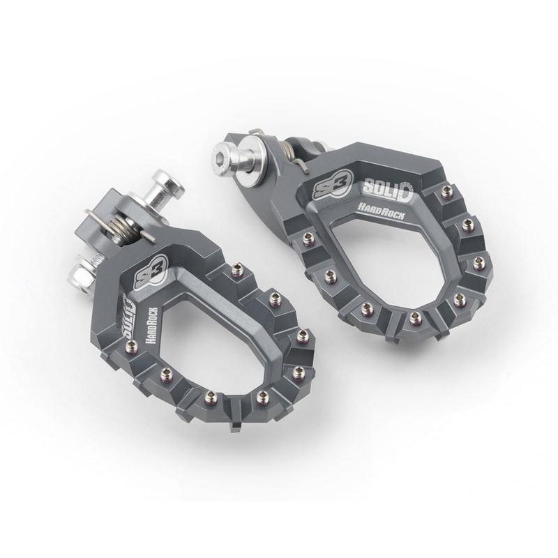 S3 Foot Pegs, Solid Hard Rock Figura 1