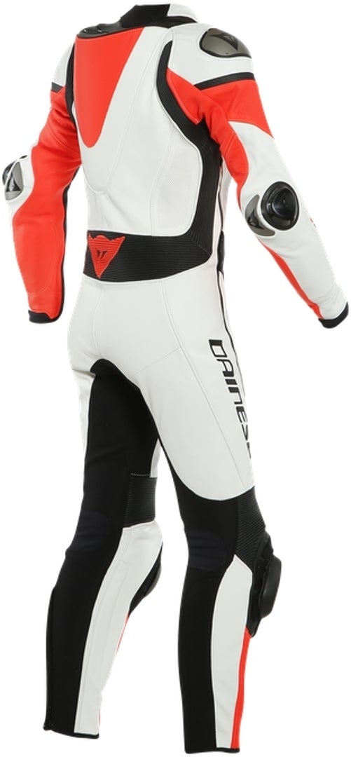 Dainese Imatra One Piece Perforated Ladies Motorcycle Leather Suit black/red/white 52 Figure 2