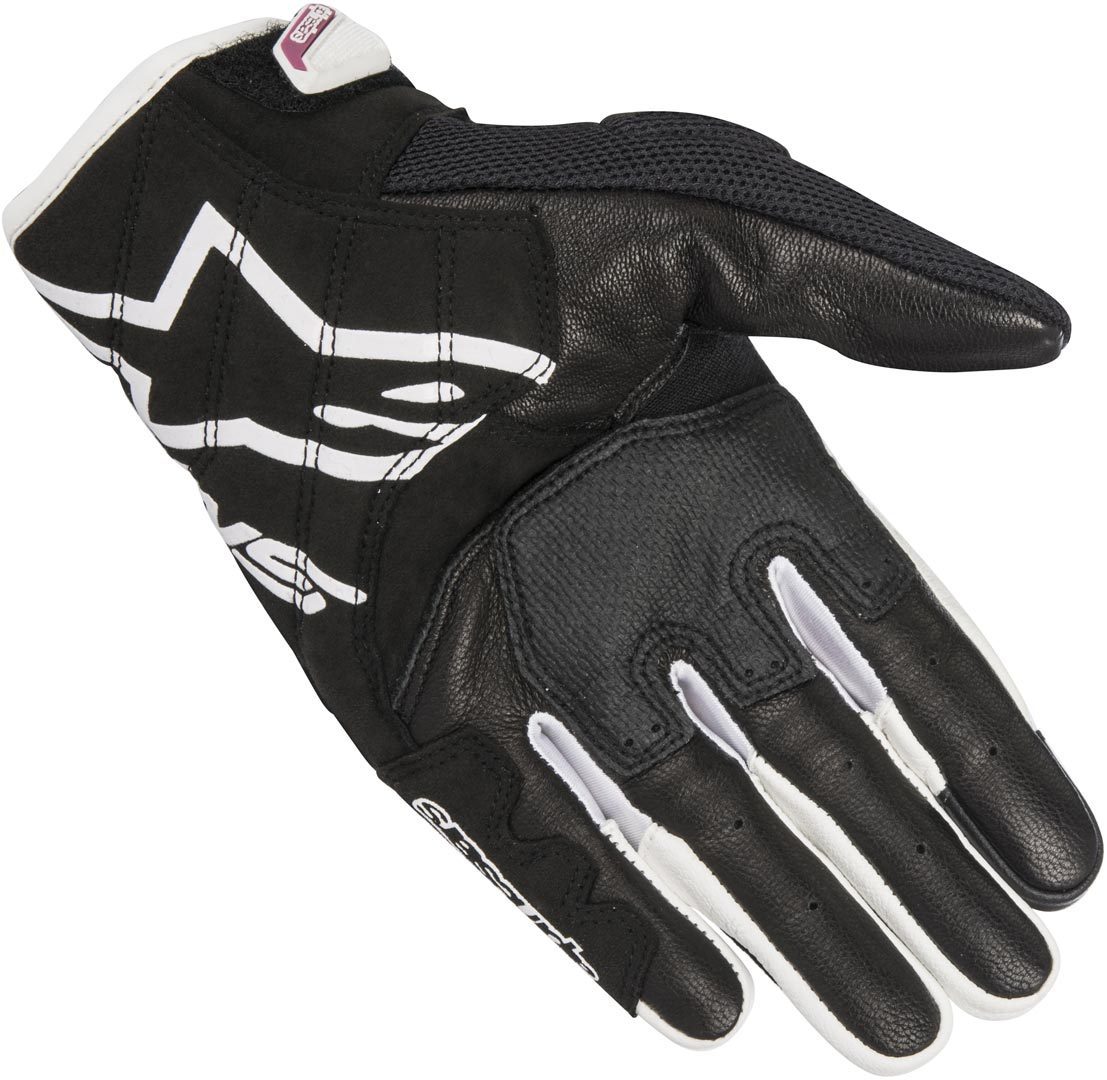 Alpinestars Stella SMX-2 Air Carbon V2 Mănuși pentru motociclete pentru doamne Negru/Alb/Mov M Figura 2