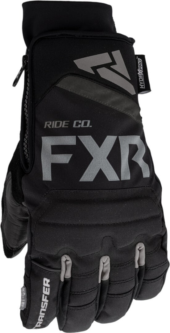 FXR Transfer Short Cuff Snowmobile Gloves black XS Figure 1
