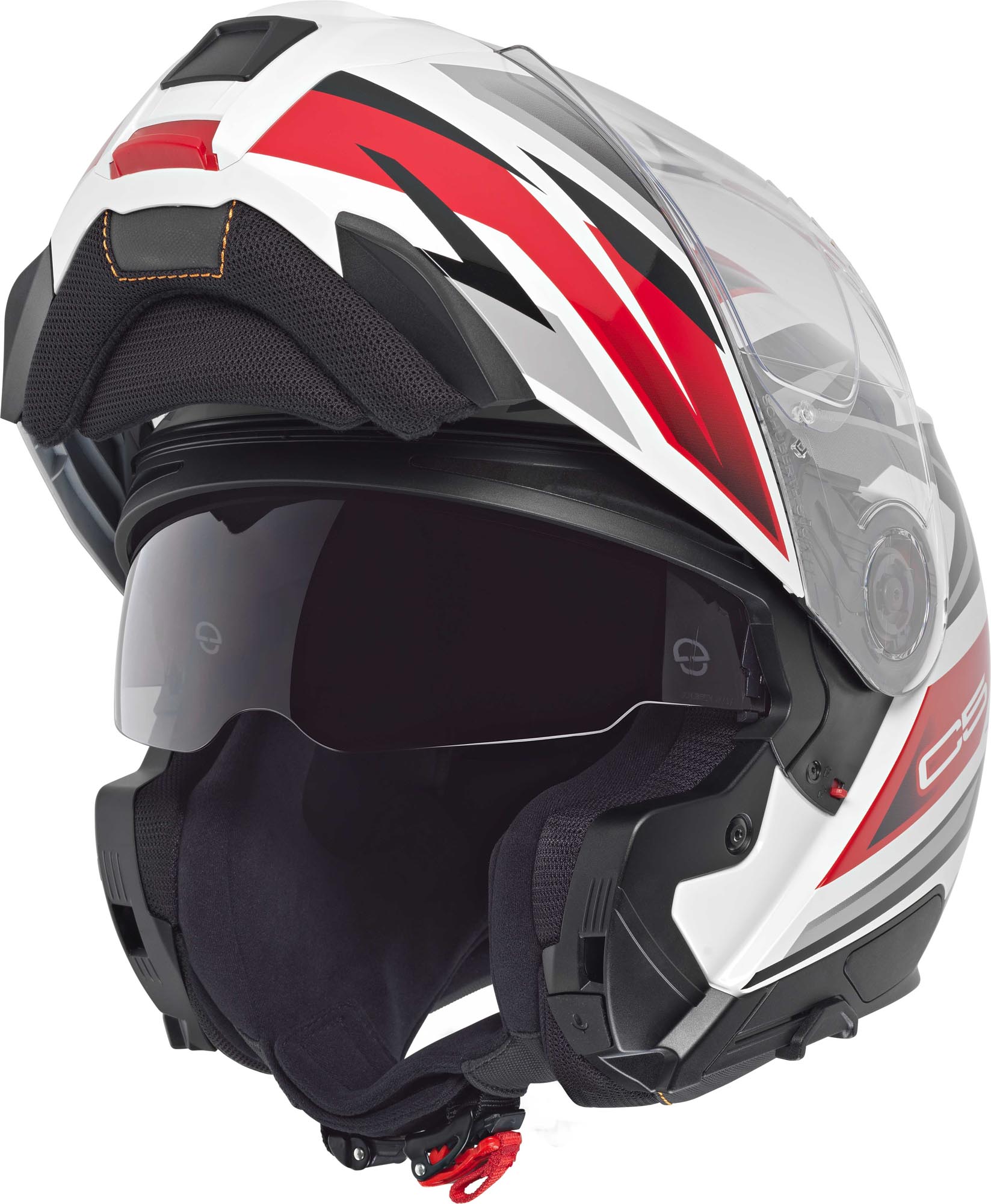 Schuberth C5 Zenith Casque Rouge/Blanc XL (61) Figure 6