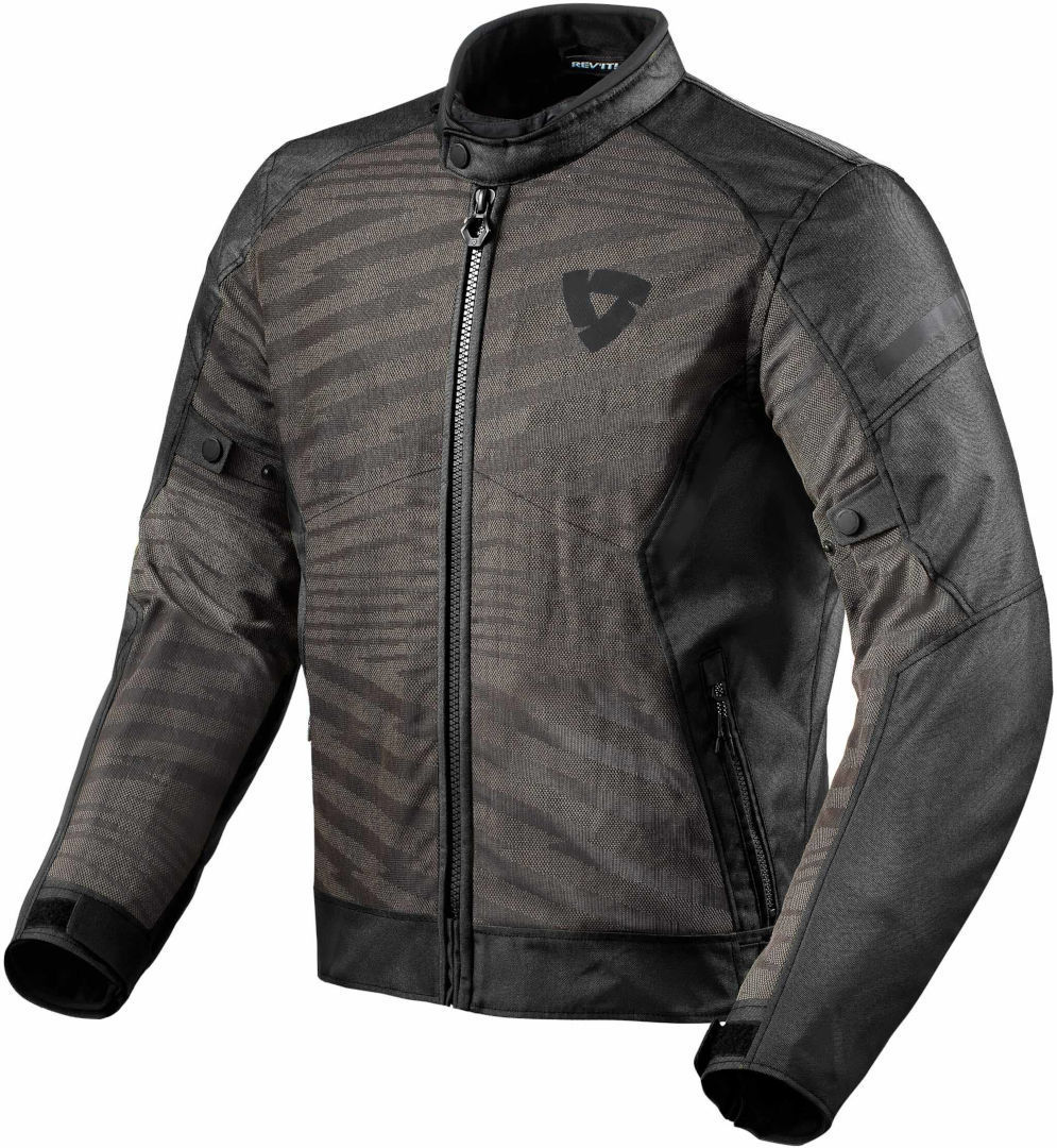 Revit Torque 2 H2O Motorrad Textiljacke schwarz/anthrazit 4XL Abbildung 1