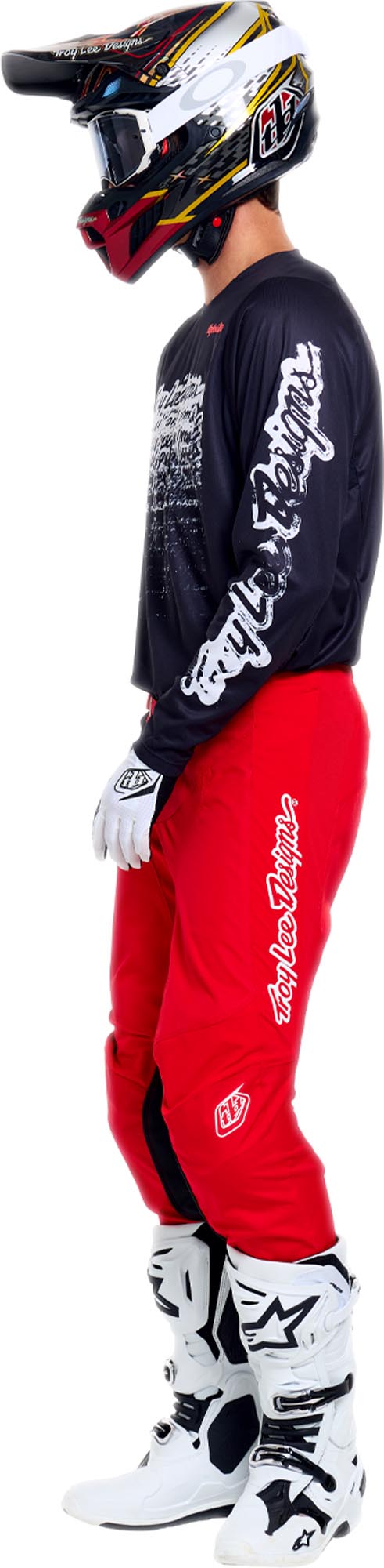 Troy Lee Designs GP Pro Stamp Tricou de motocross negru L Figura 12