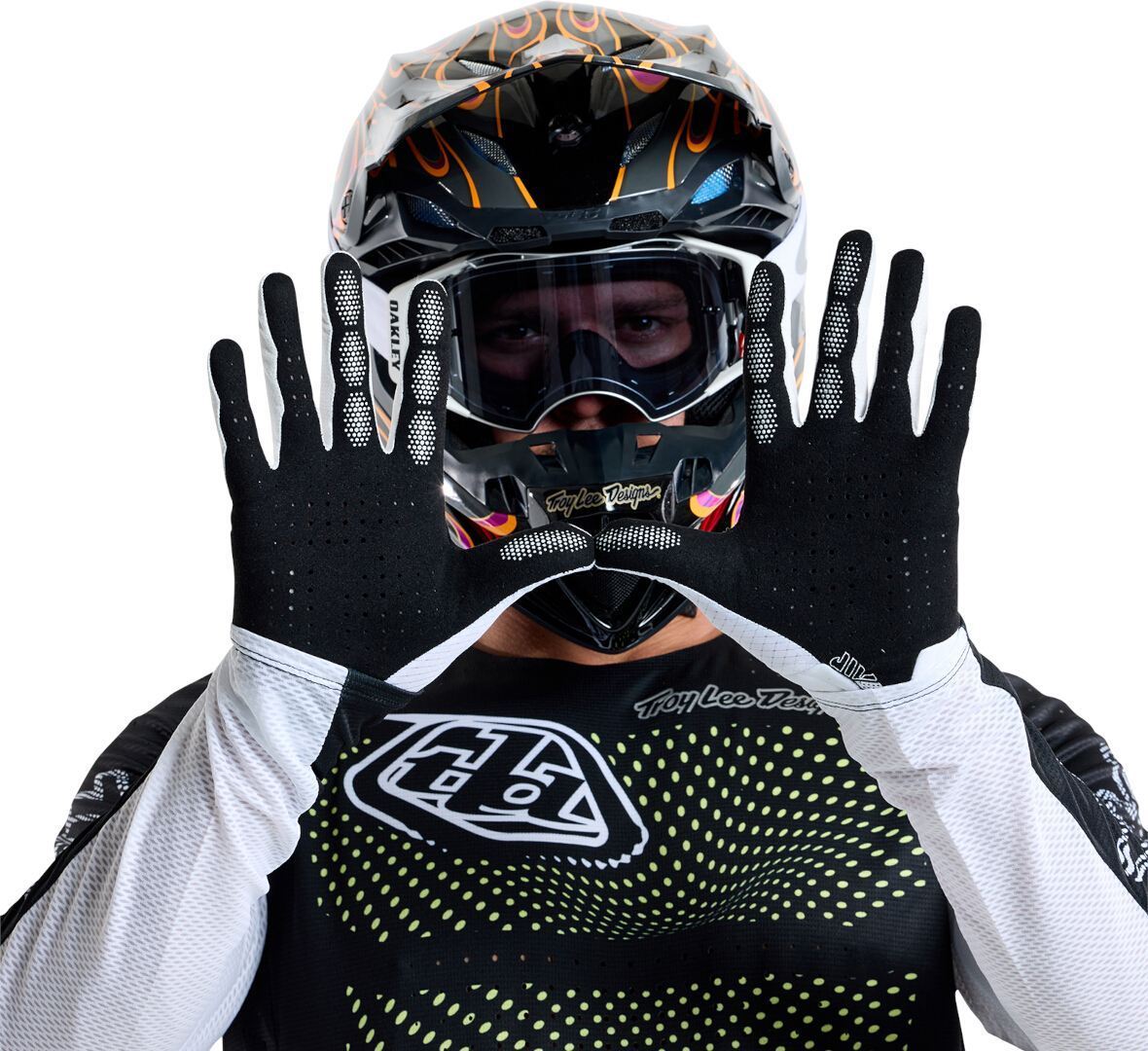 Troy Lee Designs Air Mono Luvas de motocross Branco L Figura 12