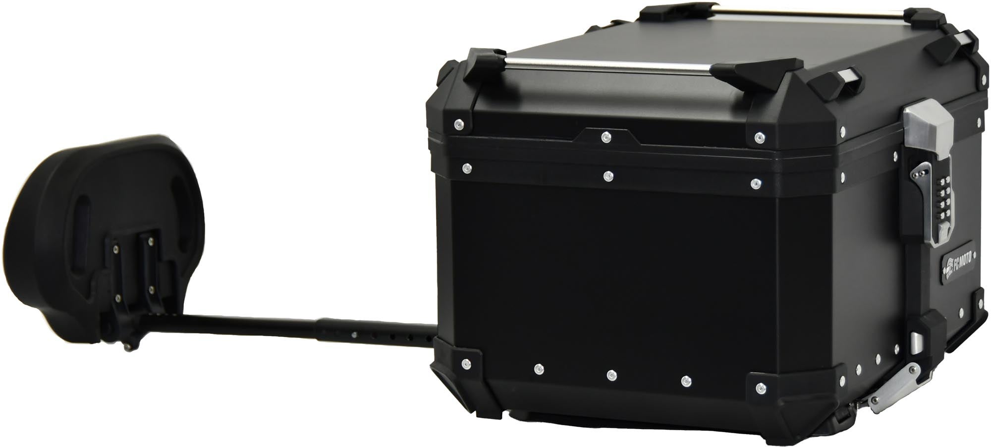 FC-Moto Terreno X PRO Keyless Alu Topcase with adjustable backrest black 55 Ltr. Figure 5