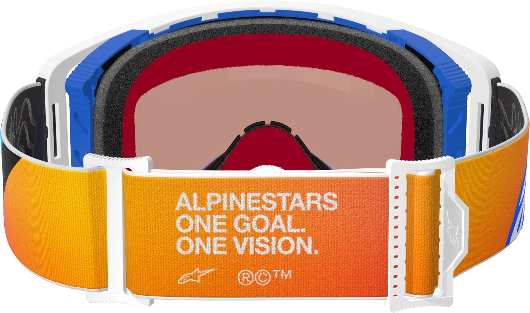 Alpinestars Supertech Corp Absolute Vision Mirror Ochelari de motocross Albastru/Portocaliu Figura 4