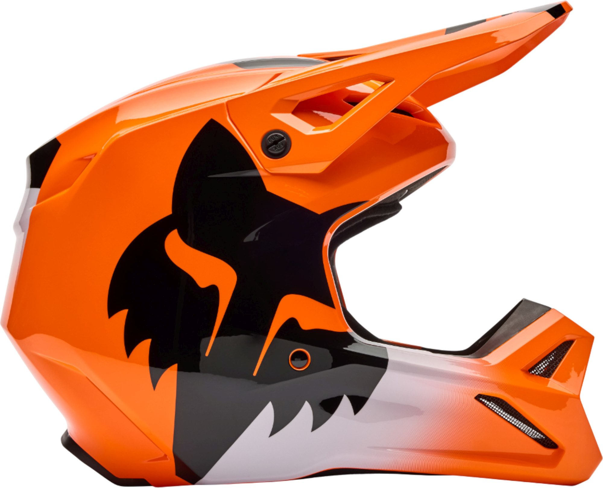 FOX V1 Shield Motocross Helm orange M (57/58) Abbildung 2