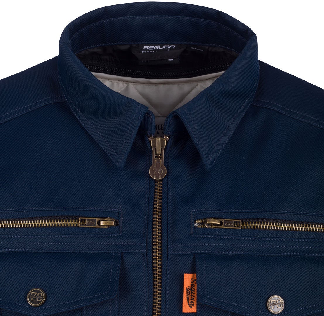 Segura Patrol Waterproof Motorcycle Textile Jacket navy blue L Figure 3