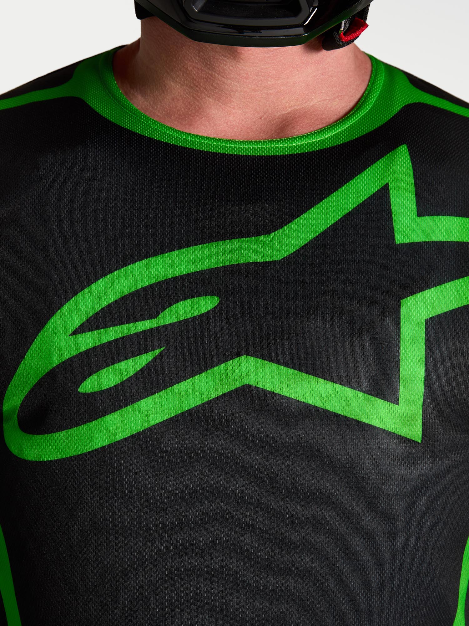 Alpinestars Fluid Apex V2 Motocrosstrøje Sort/neon-grøn M Figur 5