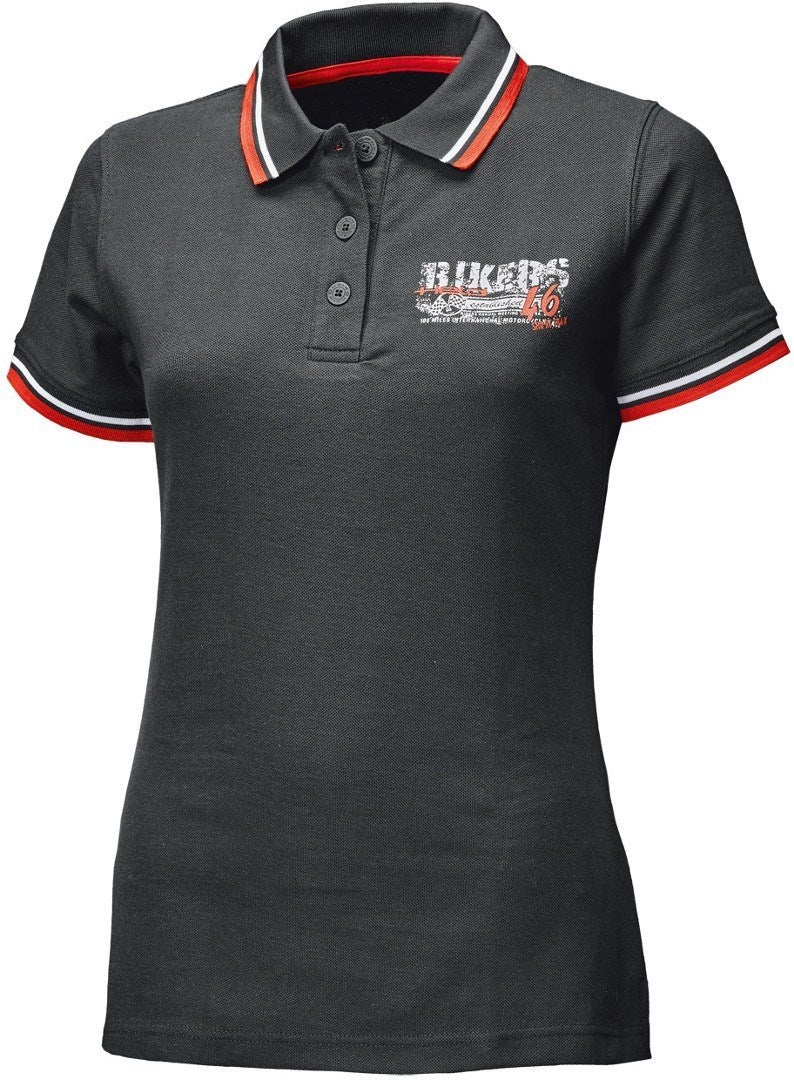 Held Bikers Polo donna nero/rosso L Figura 1